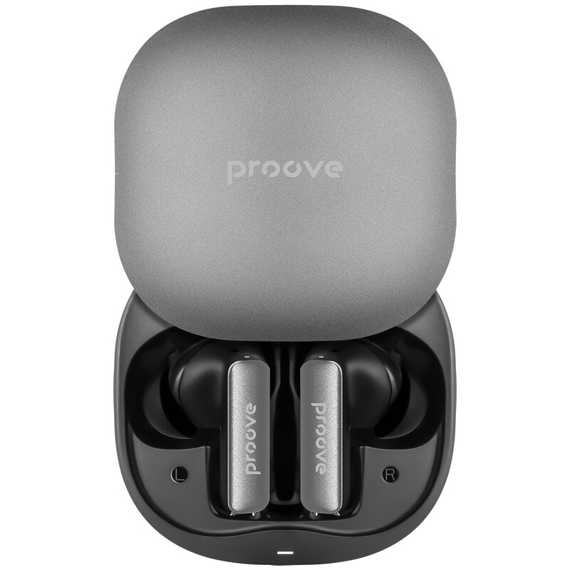 Bluetooth-гарнітура Proove NoLimit TWS with Hybrid ANC (APP) Black/Grey (TWNL0001AP13)