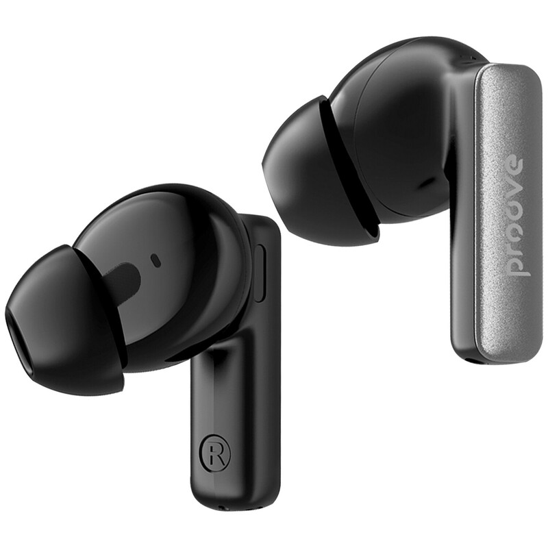 Bluetooth-гарнітура Proove NoLimit TWS with Hybrid ANC (APP) Black/Grey (TWNL0001AP13)