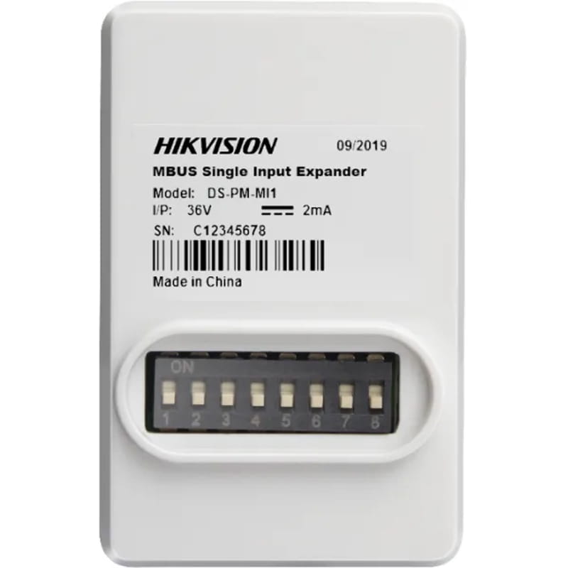 Расширитель шины MBUS на 1 шлейф/зону Hikvision DS-PM-MI1