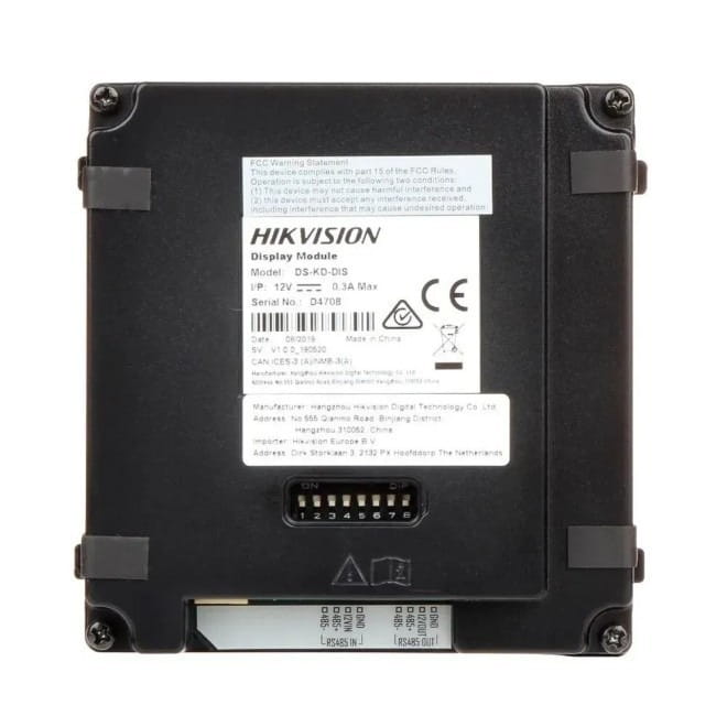 Модуль с монитора Hikvision DS-KD-DIS