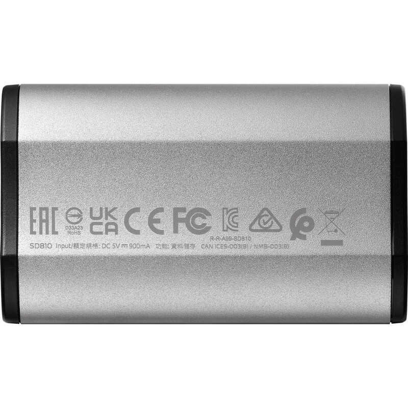 Накопичувач зовнішній SSD USB3.2 Type-C 2TB A-Data SD810 Silver (SD810-2000G-CSG)