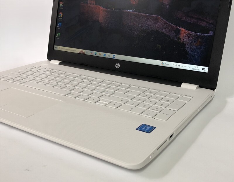 Ноутбук HP 15-bs030no / 15.6" FullHD / Pentium N3710 / 8GB / 128GB SSD / Win10 - Б/в