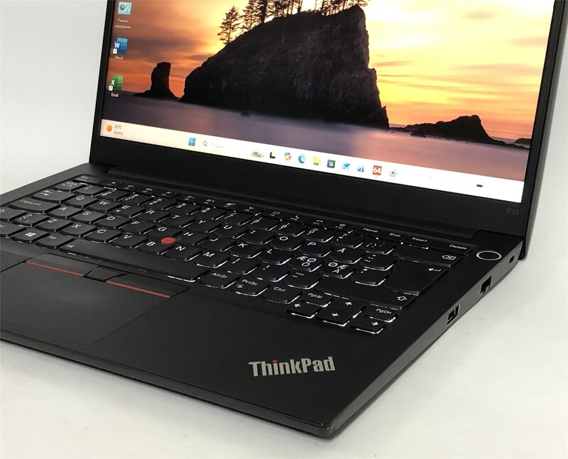Ноутбук Lenovo ThinkPad E14 G3 / 14" FullHD IPS / AMD Ryzen 5 5500U / 8GB / 256GB SSD / Win11Pro / Backlight / сканер відбитка - Б/в