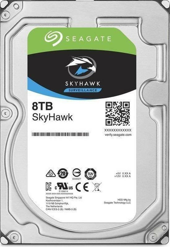 Накопитель HDD SATA 8.0TB Seagate SkyHawk Surveillance 256MB (ST8000VX004)