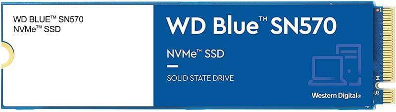 Накопитель SSD 1ТB WD Blue SN570 M.2 2280 PCIe 3.0 x4 3D TLC (WDS100T3B0C)