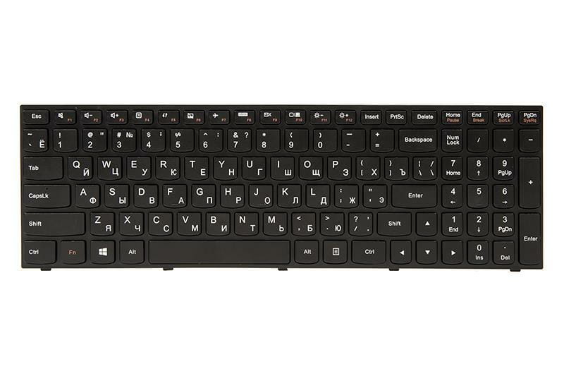 Клавіатура PowerPlant для ноутбука Lenovo IdeaPad G50-30 чорний, чорний фрейм (KB311903)