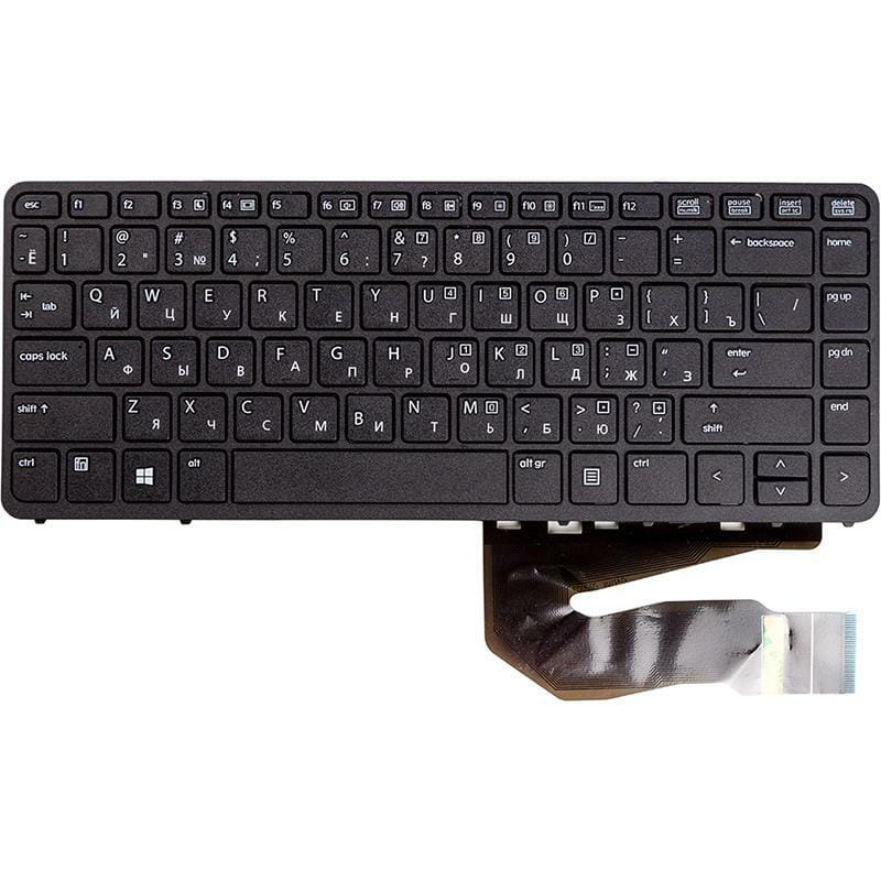 Клавиатура PowerPlant для ноутбука HP EliteBook 840 G1, 850 G1 черный, черный фрейм (KB310745)