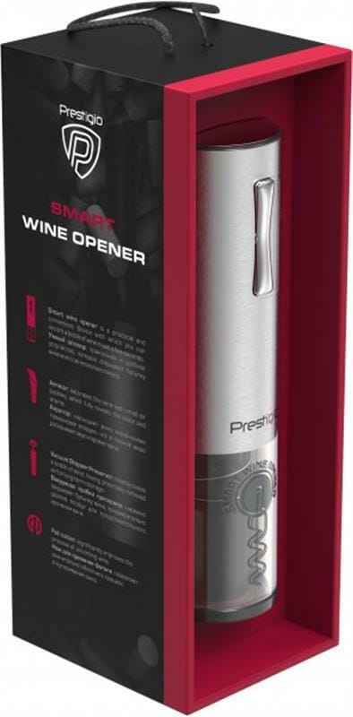 Штопор Prestigio Nemi Smart Wine Opener Silver (PWO103SL)