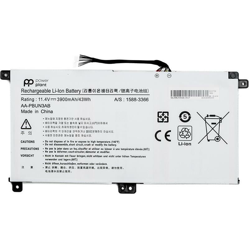 АКБ PowerPlant для ноутбука Samsung Notebook 5 NP530E5M (AA-PBUN3AB) 11.4V 3900mAh (NB490165)