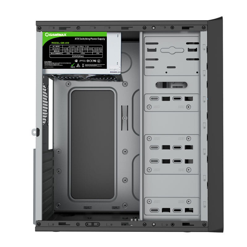 Корпус GameMax ET-209-450W Black 450W