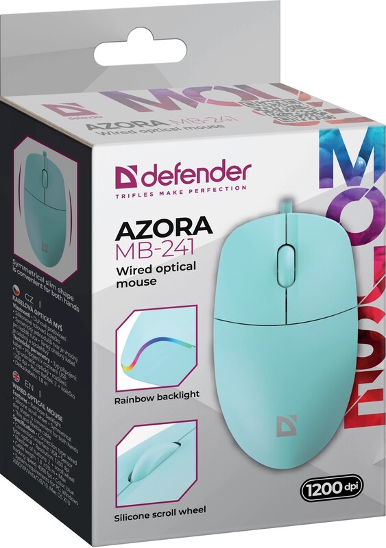 Миша Defender Azora MB-241 Blue (52243)