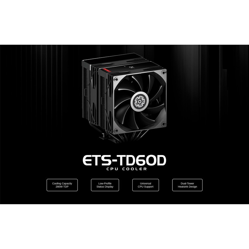 Кулер процесорний Enermax ETS-TD60 Digital Black (ETS-TD60D)