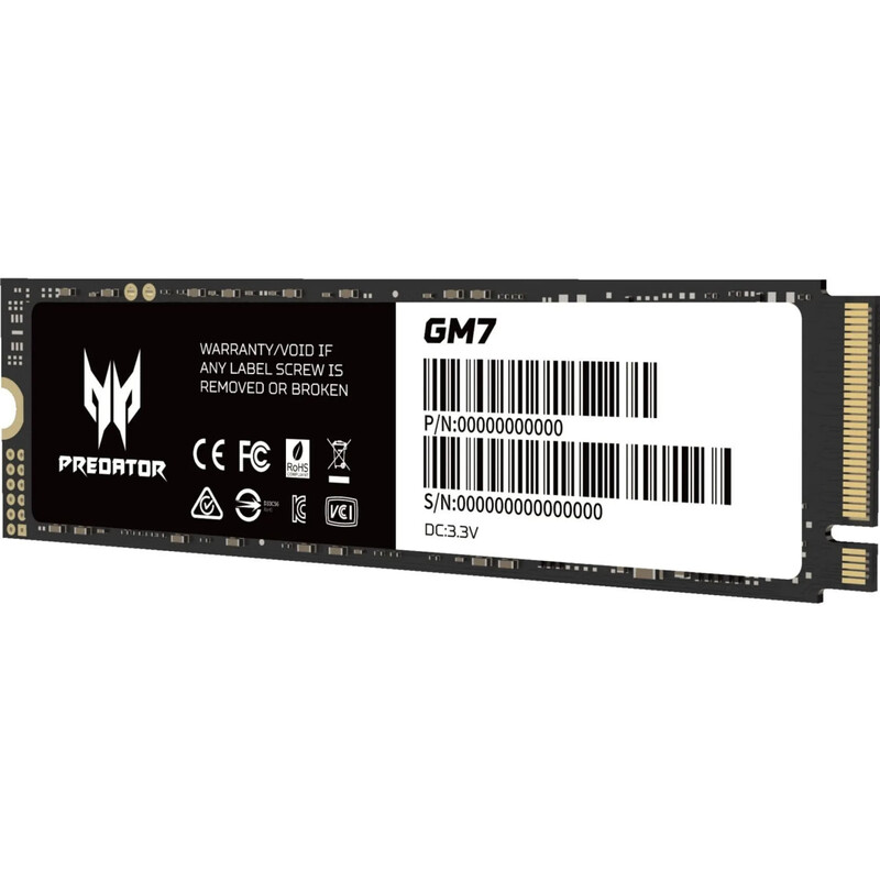 Накопичувач SSD 512GB Acer GM7 Predator M.2 2280 PCIe 4.0 x4 3D NAND (BL.9BWWR.117)