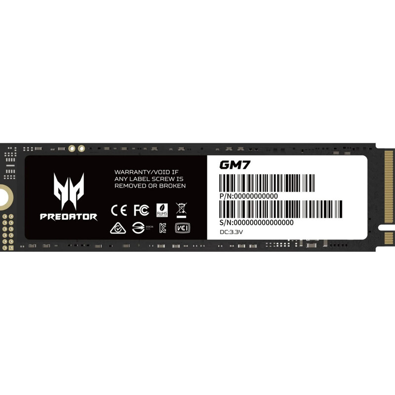 Накопичувач SSD 2TB Acer GM7 Predator M.2 2280 PCIe 4.0 x4 3D NAND (BL.9BWWR.119)