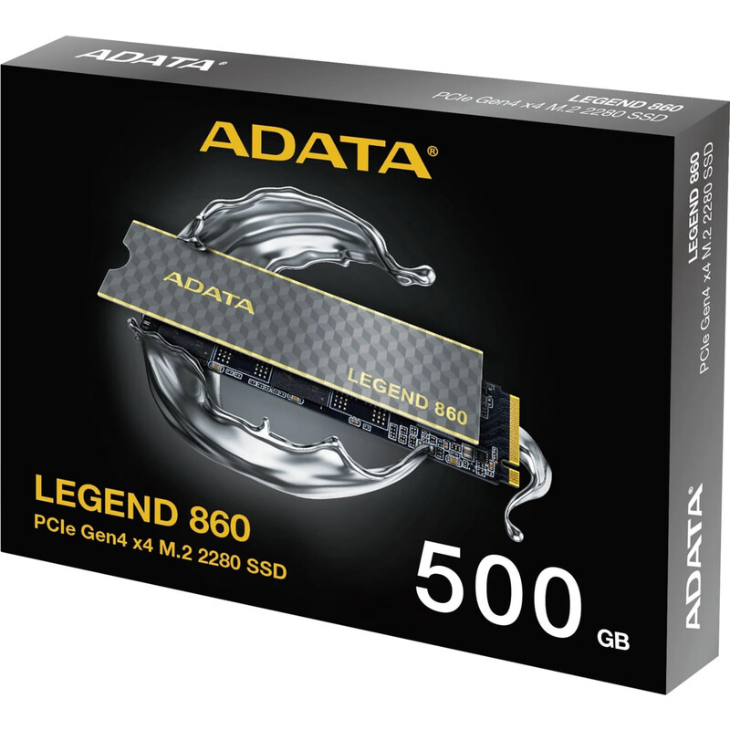 Накопичувач SSD 500GB A-Data Legend 860 M.2 2280 PCIe 4.0 x4 3D NAND (SLEG-860-500GCS)