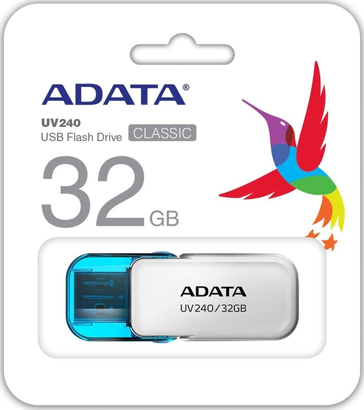 Флеш-накопитель USB 32GB A-Data UV240 White (AUV240-32G-RWH)