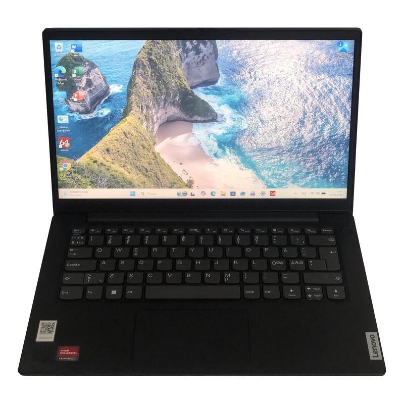 Ноутбук Lenovo V14 G4 AMN / 14" FullHD / AMD Ryzen 3 7320U / 8GB / 256GB SSD / Win11Pro - Б/в
