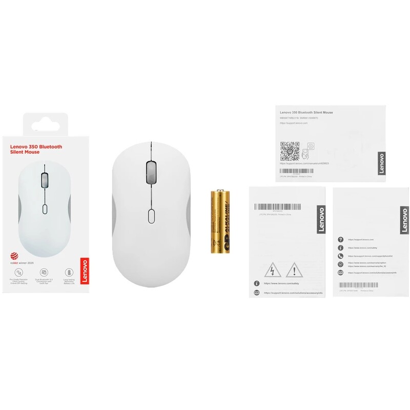 Миша бездротова Lenovo 350 BT Cloud Grey (GY51S61907)