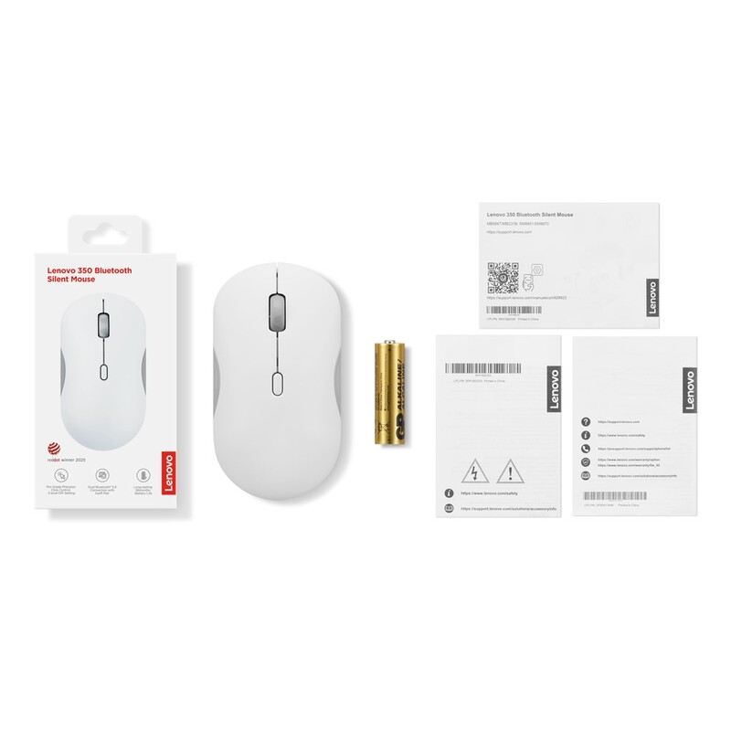 Мышь беспроводная Lenovo 350 BT Cloud Grey (GY51S61907)
