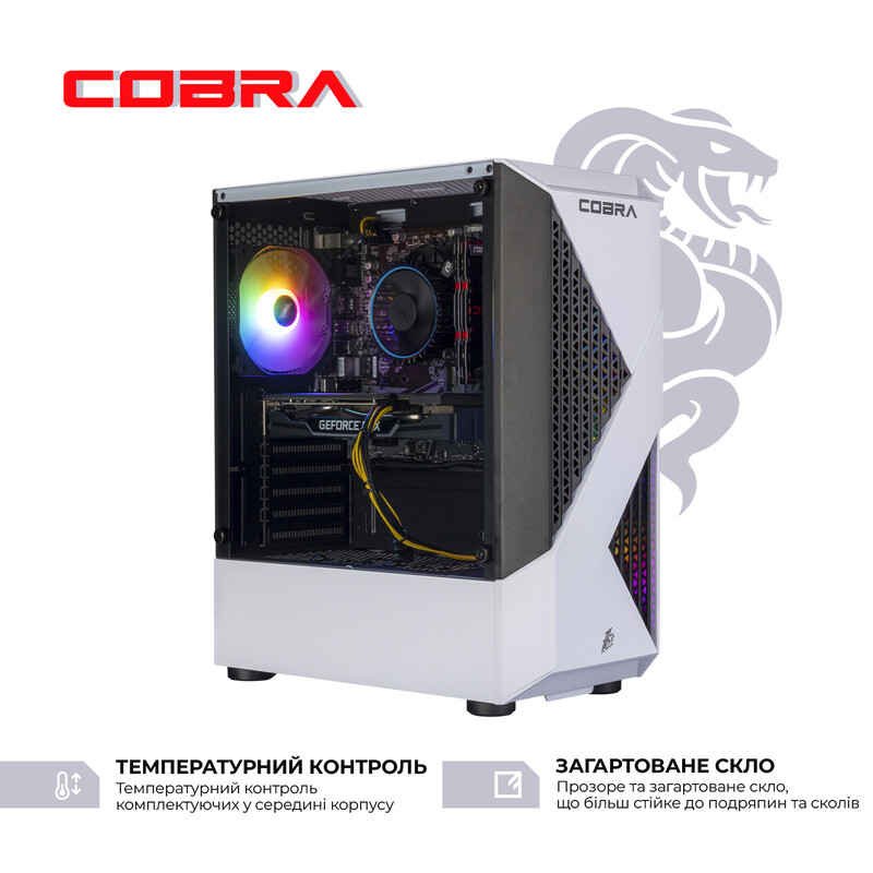 Ігровий комп`ютер COBRA Go RX 9060 / Core i5 12400F / RAM 32GB / SSD 1TB / Win 11 (R5G23173)