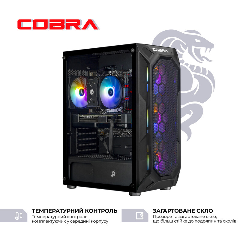 Ігровий комп`ютер COBRA Go RX 9060 / Core i5 14400F / RAM 32GB / SSD 1TB (R5G23175)