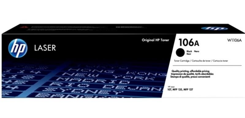 Тонер-картридж HP 106A  LJ M107a/107r/107w/135a/135r/135w/137fnw Black (W1106A)