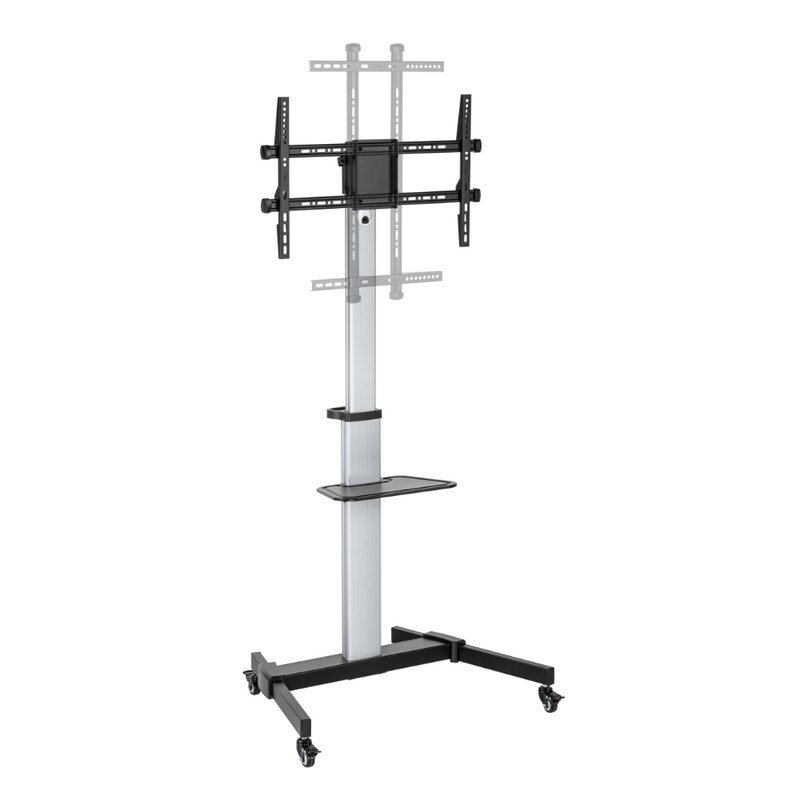Підлогова стійка Kivi Cart-4446TW Black (VESA600х400)