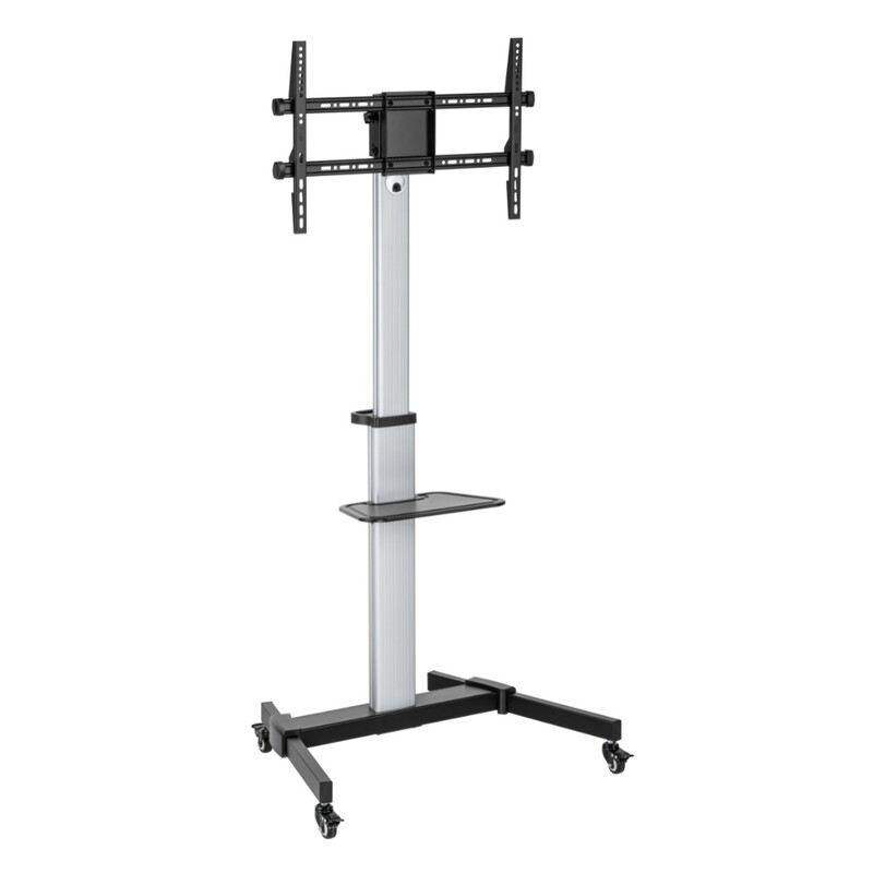 Підлогова стійка Kivi Cart-4446TW Black (VESA600х400)