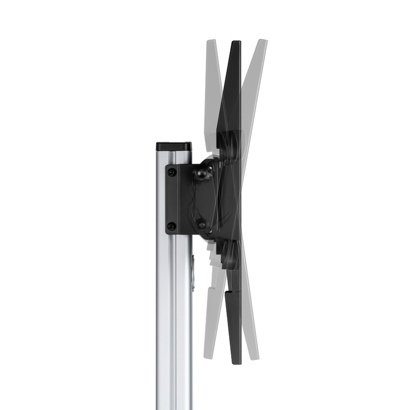 Підлогова стійка Kivi Cart-4446TW Black (VESA600х400)