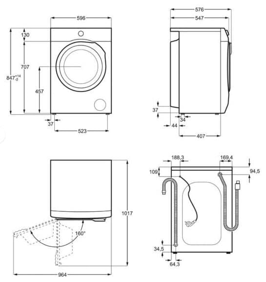 Стиральная машина Electrolux EW6F448BUU