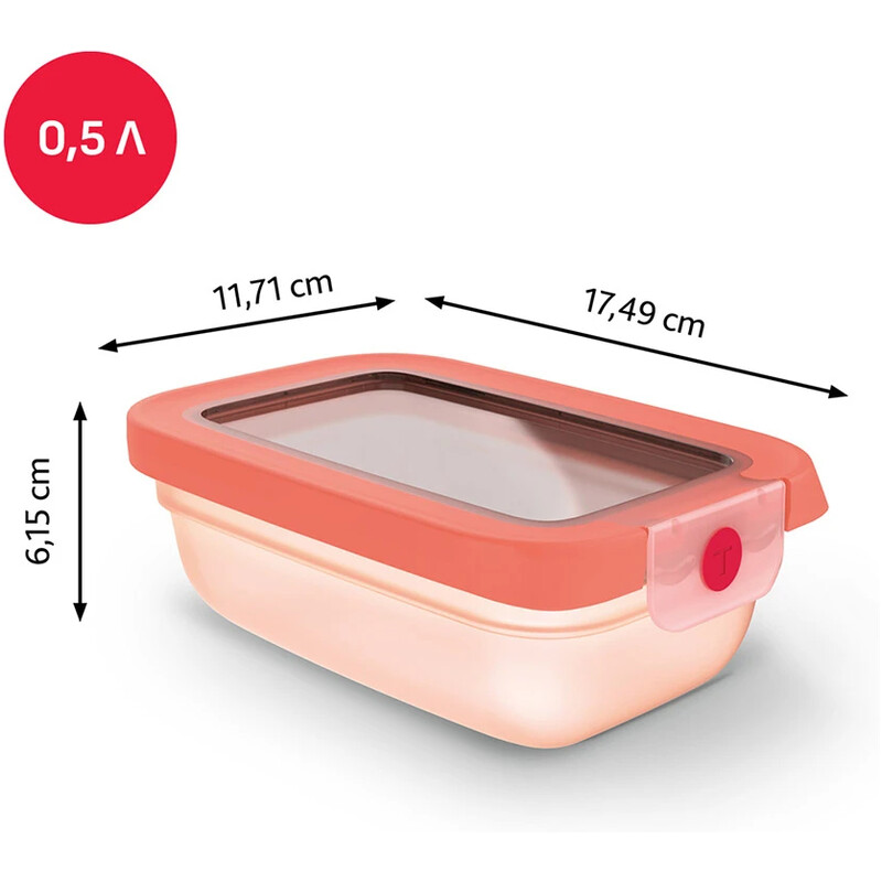 Контейнер Tefal oneClick 0.5 л (N1210210)