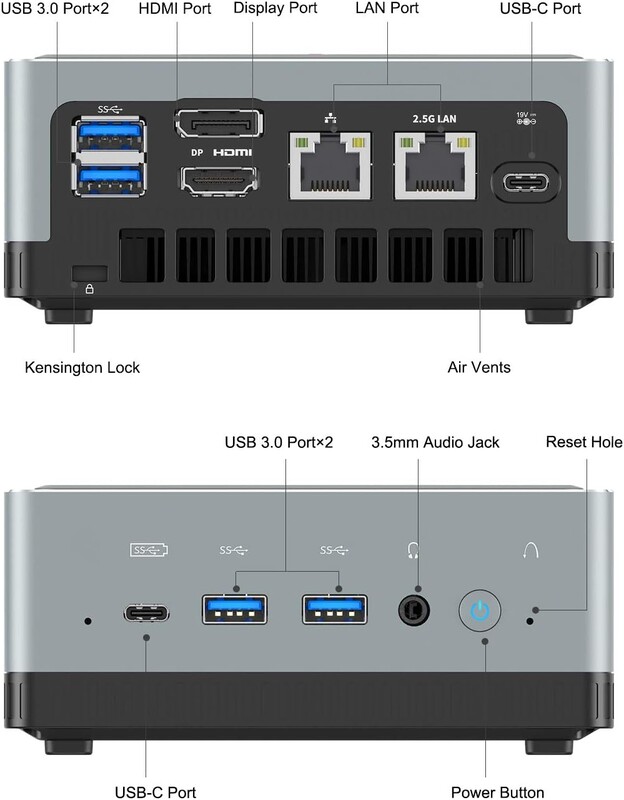 Неттоп Minisforum U820 (749889675182)