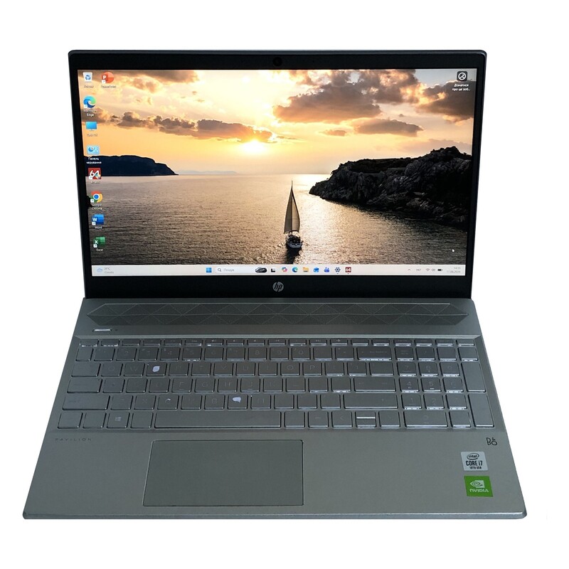 Ноутбук HP Pavilion 15-cs3970nd / 15.6" FullHD IPS / i7-1065G7 / 8GB / 256GB SSD NVMe / NVidia GeForce MX250, 2GB / Win11 / Backlight - Б/у