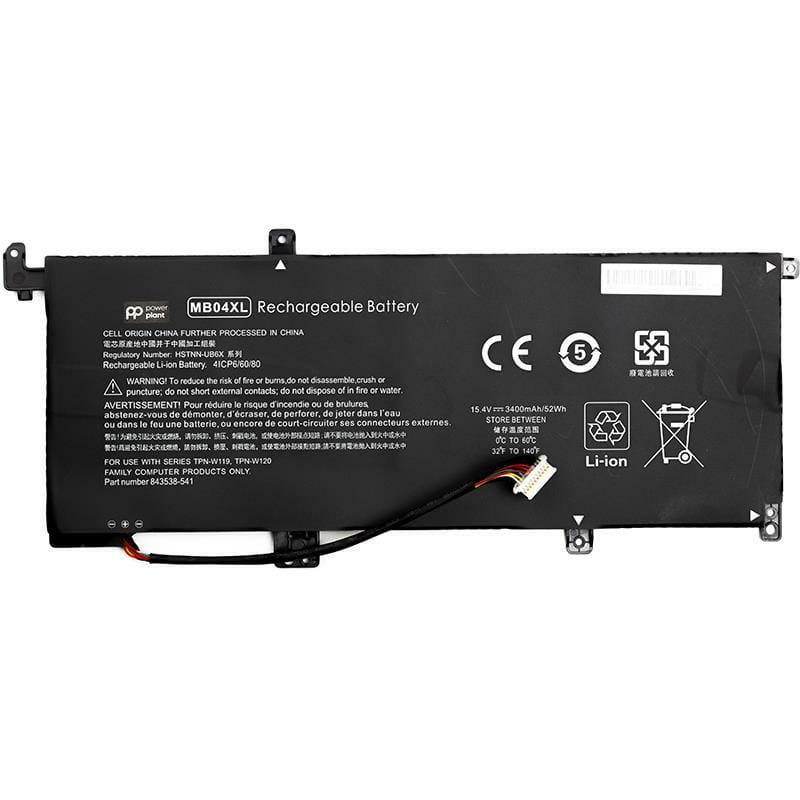 АКБ PowerPlant для ноутбука HP Envy X360 15 (MB04XL) 15.2V 3400mAh (NB461707)