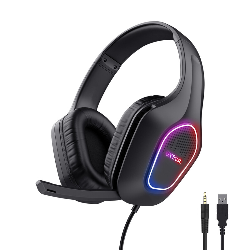 Гарнітура Trust GXT 416 Zirox Black (25331)