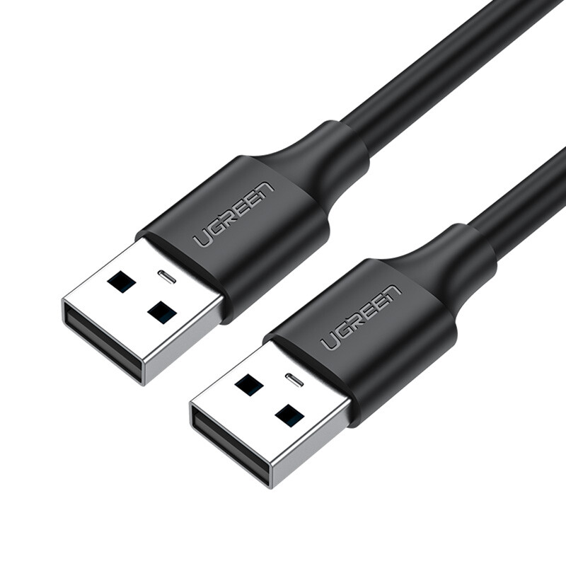 Кабель Ugreen US102 USB - USB (AM/AM), 0.5 м, Black (10308)