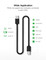 Фото - Кабель Ugreen US102 USB - USB (AM/AM), 0.5 м, Black (10308) | click.ua