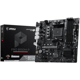 Материнська плата MSI Pro B550M-P Socket AM4