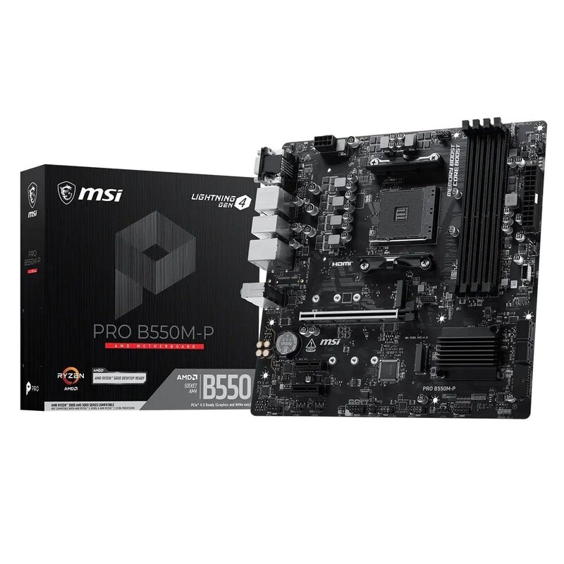 Материнская плата MSI Pro B550M-P Socket AM4
