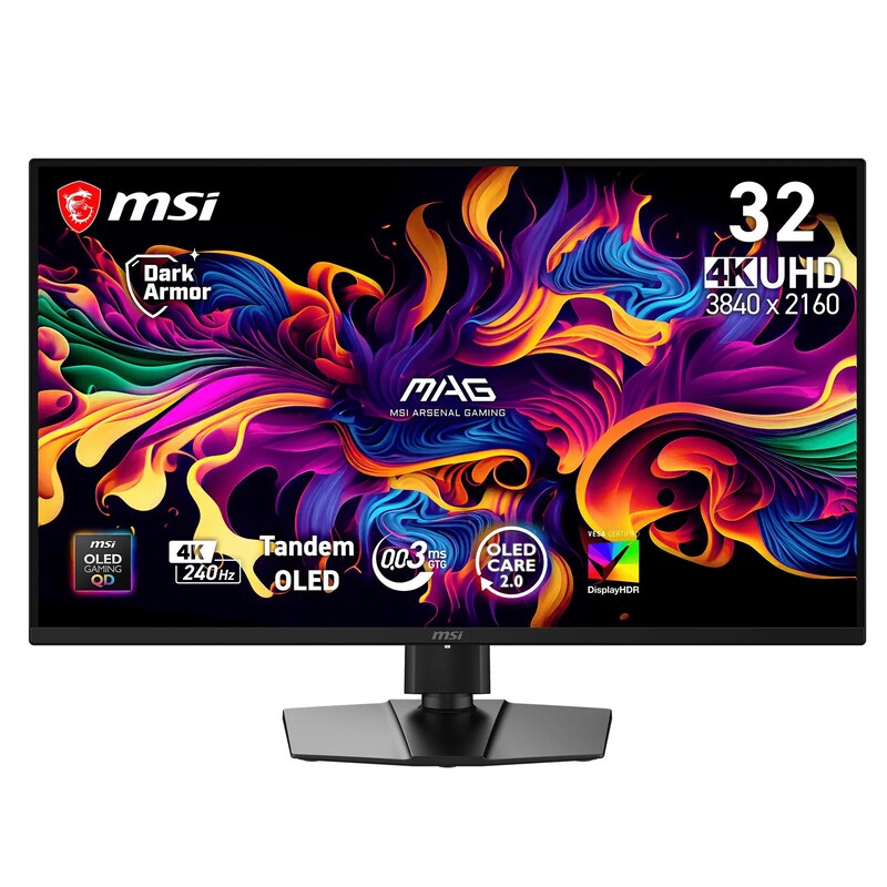 Монітор MSI 31.5" MAG 321UPX QD-OLED X24 Black 240Hz