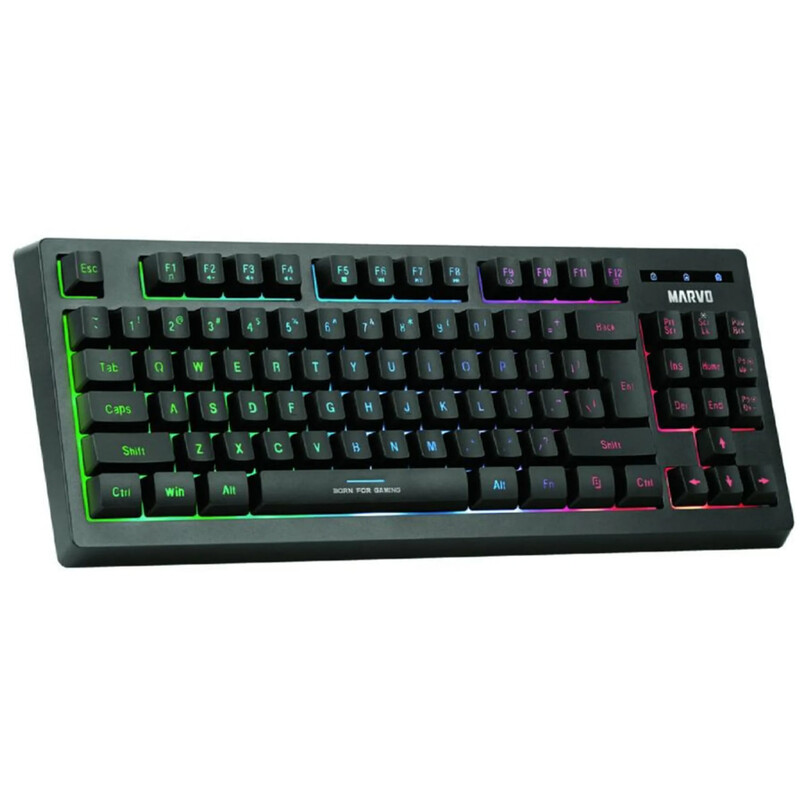 Клавіатура Marvo K607 3 colors-LED Black
