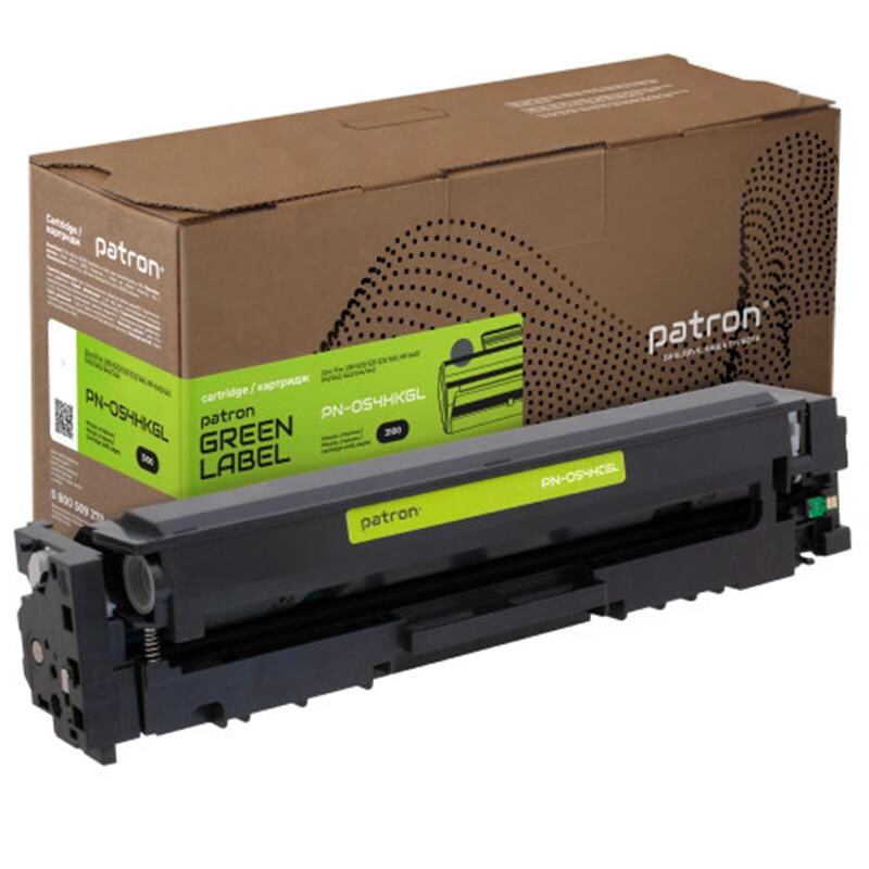 Картридж Patron (PN-054HKGL) Canon LBP621ColorWay/LBP623Cdw/MF641ColorWay Black (Canon 054H)