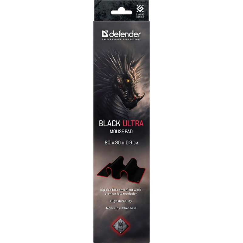Игровая поверхность Defender Ultra Black (50561)