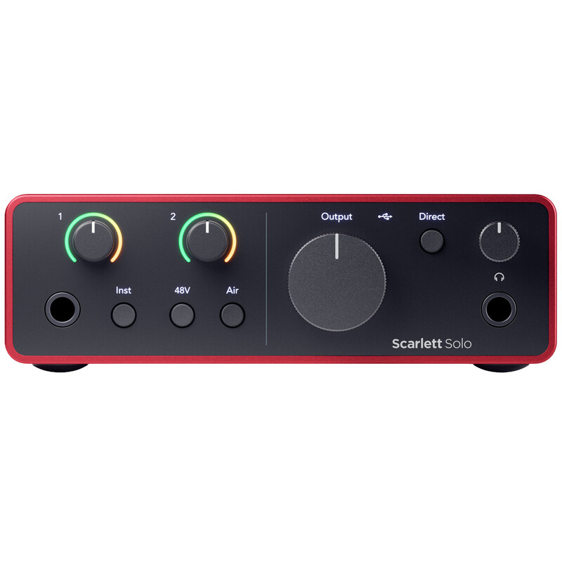 Аудиоинтерфейс Focusrite Scarlett Solo 4th Gen (234617)