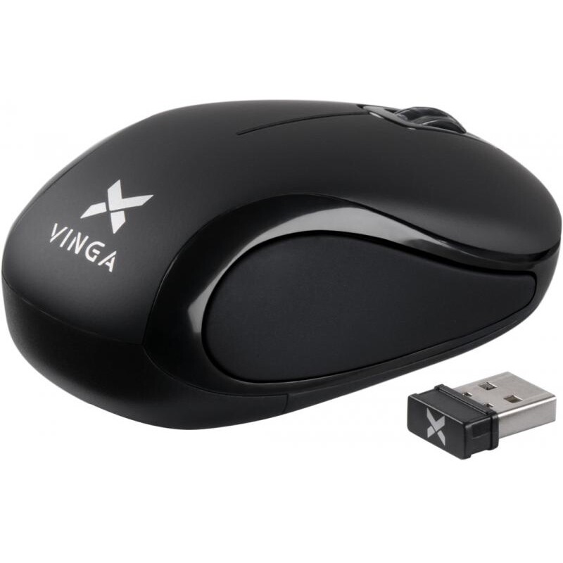 Мышь беспроводная Vinga MSW-907 Black