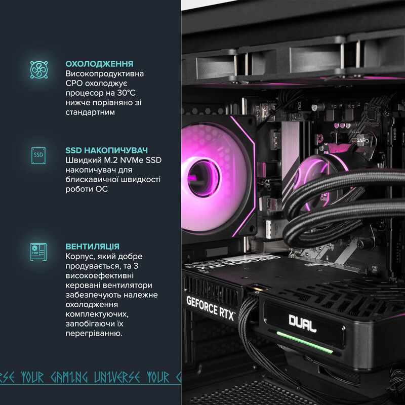 Игровой компьютер ASGARD GAMER 5060 8GB / Ryzen 5 9600X / DDR5 32GB / SSD 1TB (ASG-G-5060-7520)