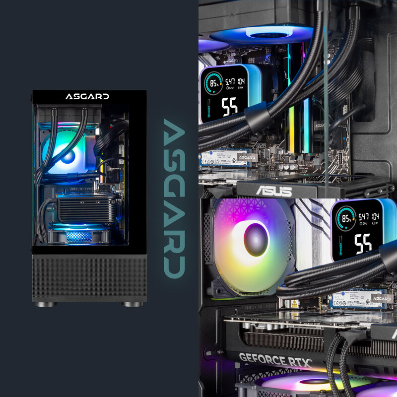 Ігровий комп`ютер ASGARD GAMER 5070 12GB / Ryzen 5 9600X / DDR5 32GB / SSD 1TB (ASG-G-5070-7521)