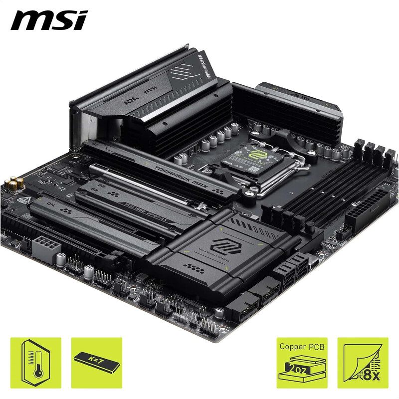 Материнська плата MSI MAG X870E Tomahawk Max WiFi Socket AM5
