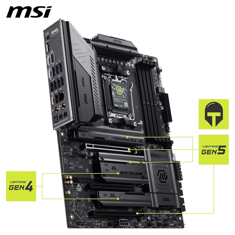 Материнська плата MSI MAG X870E Tomahawk Max WiFi Socket AM5