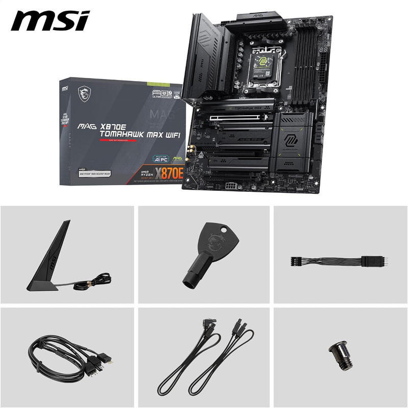 Материнська плата MSI MAG X870E Tomahawk Max WiFi Socket AM5